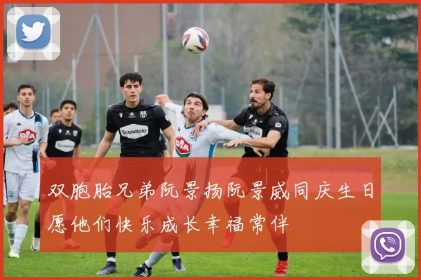 双胞胎兄弟阮景扬阮景威同庆生日愿他们快乐成长幸福常伴